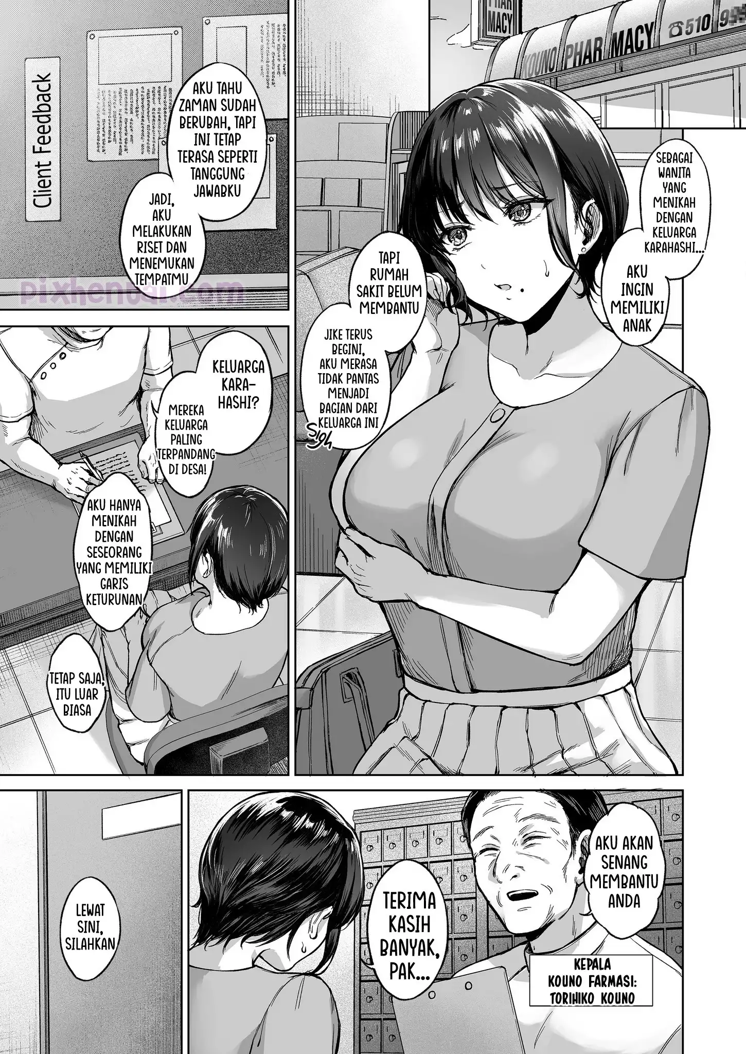 Komik hentai xxx manga sex bokep Countryside Fertility Clinic Dokter membantu seorang Istri Muda agar cepat Hamil 2